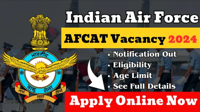 Air Force AFCAT Vacancy 2024