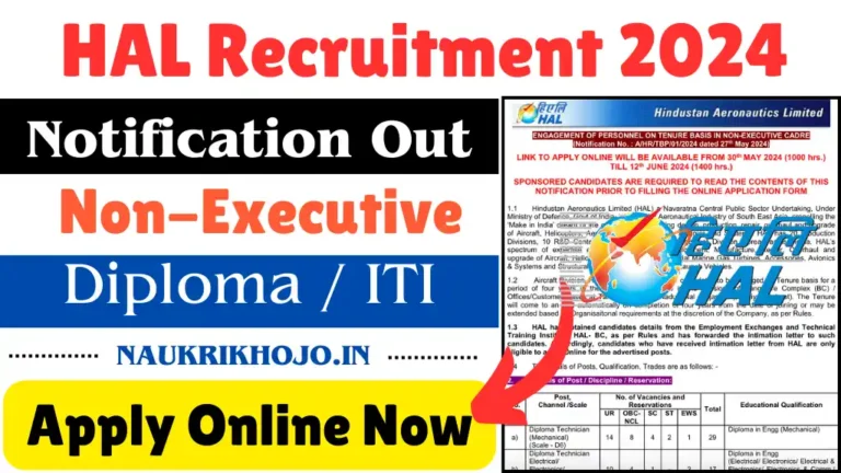 HAL Non Executive Recruitment 2024