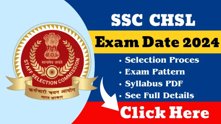 SSC CHSL 2024 Exam Date