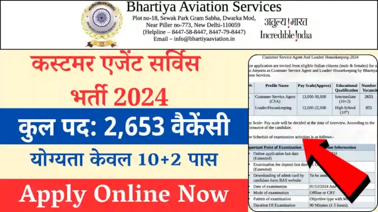 Customer Service Agent Vacancy