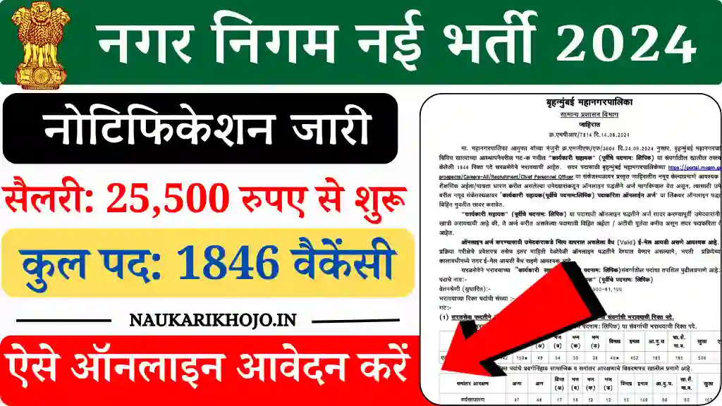 Nagar Nigam Vacancy 2024