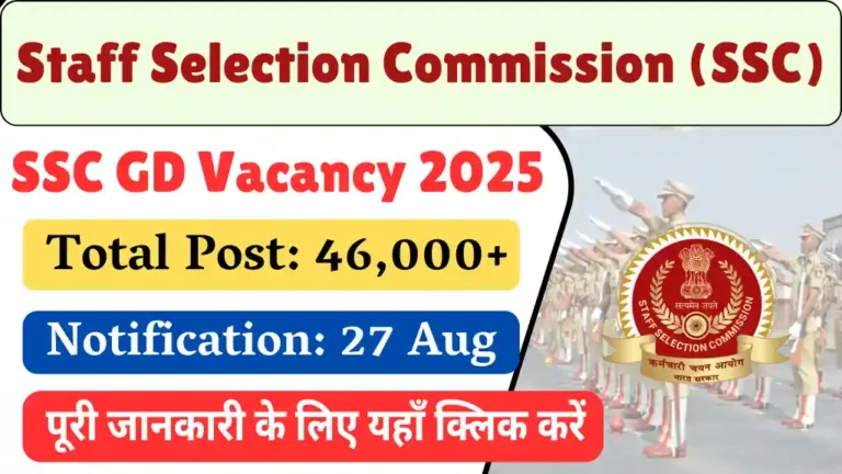 SSC GD Notification 2025