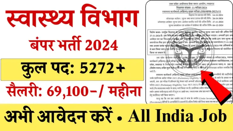 Swasthya Karyakarta Bharti 2024