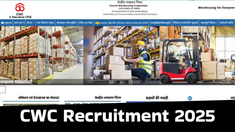 CWC Various Post Recruitment