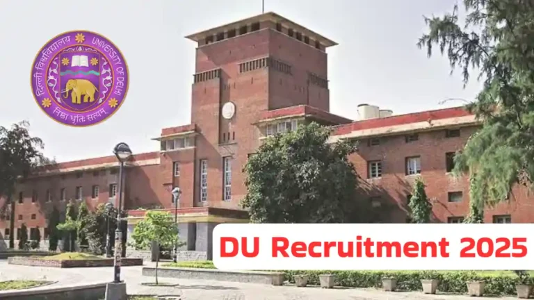 Delhi University Assistant Vacancy